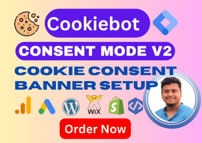 GDPR Consent Mode V2 Coockiebot Banner Setup using Google Tag Manager