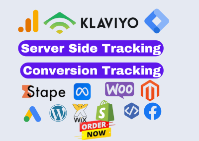 Klaviyo event conversion tracking, server-side tracking using GTM